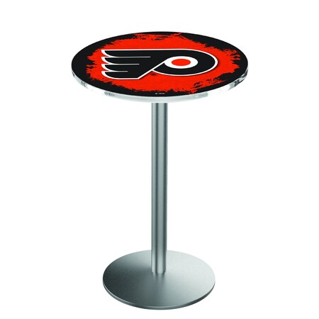 42 Stainless Steel Philadelphia Flyers Pub Table